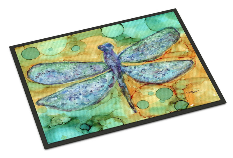 Abstract Dragonfly Indoor or Outdoor Mat 18x27 8967MAT