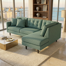 Talmadge Sectional – Made in USA, Custom Fabric Options by HouseOfZazla