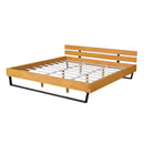 Pine Wood Bed Frame - King Size
