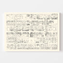 Vintage Map of Hollywood, CA Business Section 1929