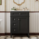 24'' Bathroom Vanity with Top Sink and Storage Cabinet by HouseOfZazla