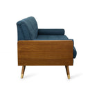 Aidan Mid Century Modern Tufted Fabric Sofa by HouseOfZazla