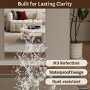 Full Body Round Corner Mirror For Living Room by HouseOfZazla