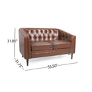 Sophisticated Loveseat With Diamond Stitched Detailing by HouseOfZazla