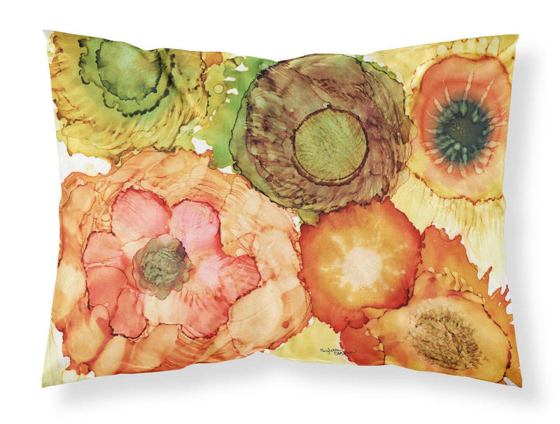 Abstract Flowers Blossoms Fabric Standard Pillowcase 8970PILLOWCASE