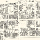 Vintage Map of Johnstown, PA Business Section 1929