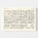 Vintage Map of Kansas City, MO Business Section 1929