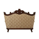 Shalisa - Loveseat With 5 Pillows (Same Lv01586) - Fabric & Walnut