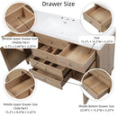 Bathroom Vanity With Sink, 5 Legs, Soft Close Drawers by HouseOfZazla