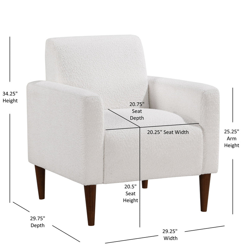 Caius - Arm Chair - White, photo 5 of 7