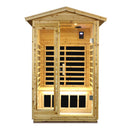 Two Person Far Infrared Old Fir Outdoor Sauna Room