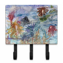 Abstract Mermaid Water Fantasy Leash or Key Holder Wall Hooks, Coat Rack Wall Mount, for Hanging Keys, Towels, Aprons, Leashes