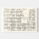 Vintage Map of Los Angeles, CA Business Section 1929