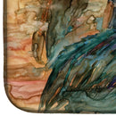 Abstract Pelicans Dish Drying Mat – Absorbent, Artistic Kitchen Essentials 8977DDM