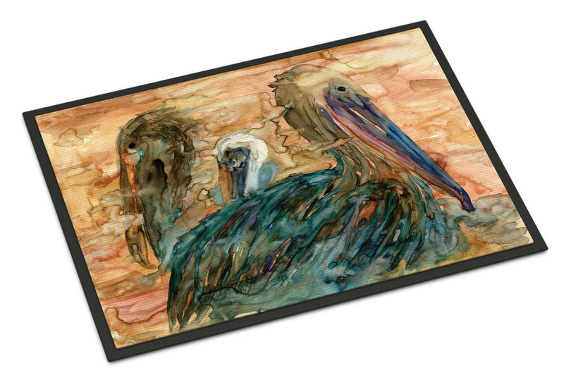 Abstract Pelicans Indoor or Outdoor Mat 24x36 8977JMAT