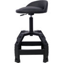 Pneumatic 360 Degree Swivel Stool, Mechanics Rolling Creeper Seat, Heavy Duty Mechanics Stool by HouseOfZazla