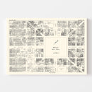 Vintage Map of Madison, WI Business Section 1929