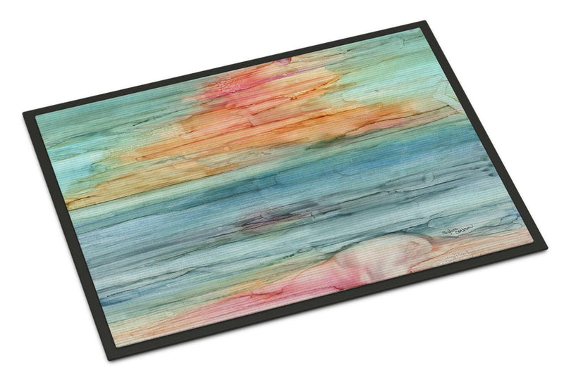 Abstract Rainbow Indoor or Outdoor Mat 24x36 8979JMAT