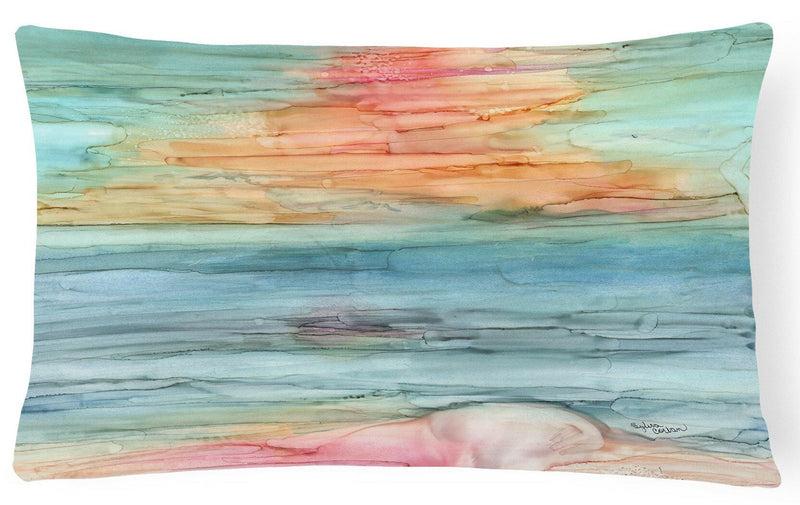 Abstract Rainbow Fabric Decorative Pillow 8979PW1216