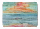 Abstract Rainbow Machine Washable Memory Foam Mat 8979RUG