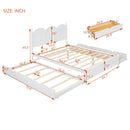Platform Bed With With 2 Big Drawers And Trundle by Unique Piece Furniture