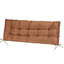 Bench Seat Cushion For Indoor Outdoor Furniture Non Slip Long Chair Cushion with Ties Strap Waterproof Swing Cushion 51.18x19.68IN For Garden Patio Ba