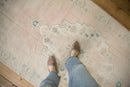 4x8 Vintage Distressed Oushak Rug Runner