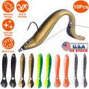 GBruno 10Pcs Soft Fishing Lures