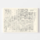 Vintage Map of Nashville, TN Business Section 1929