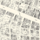 Vintage Map of New Orleans, LA Business Section 1929
