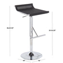Mirage Ale - Contemporary Adjustable Bar Stool by HouseOfZazla