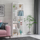 Asymmetrical Display Shelf & Bookcase, 5 Tier by HouseOfZazla