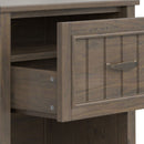 Lev - Bedside Table - Smoky Brown by HouseOfZazla