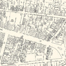 Vintage Map of North Adams, MA Business Section 1929