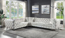 Atronia Sectional Sofa With 4 Pillows - Beige by HouseOfZazla