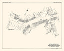 Vintage Map of Northampton, MA Business Section 1929