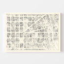 Vintage Map of Oakland, CA Business Section 1929