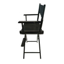 Casual Home Director's Chair, Foldable Style, Suitable For Adults (Set of 2) - Black by HouseOfZazla