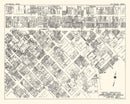 Vintage Map of Pittsburgh, PA Business Section 1929