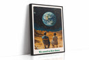 We Used to Live There – Surreal Earth from Afar, Thought-Provoking Wall Art