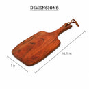 Paddle Cutting Board Chopping Board Mango Wood, Set of 3 by HouseOfZazla