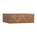 Floating Bedside Table - Chestnut by Unique Piece Furniture