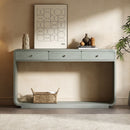 Console Table With 3 Drawers And Display Shelf by HouseOfZazla