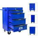 Rolling Metal Tool Chest With Drawers, Steel Storage Cabinet With Ball Bearing Slides by HouseOfZazla