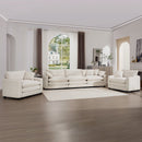 Elegant Oversized Sectional Sofa Set With Deep Seats And Flexible Layout by HouseOfZazla