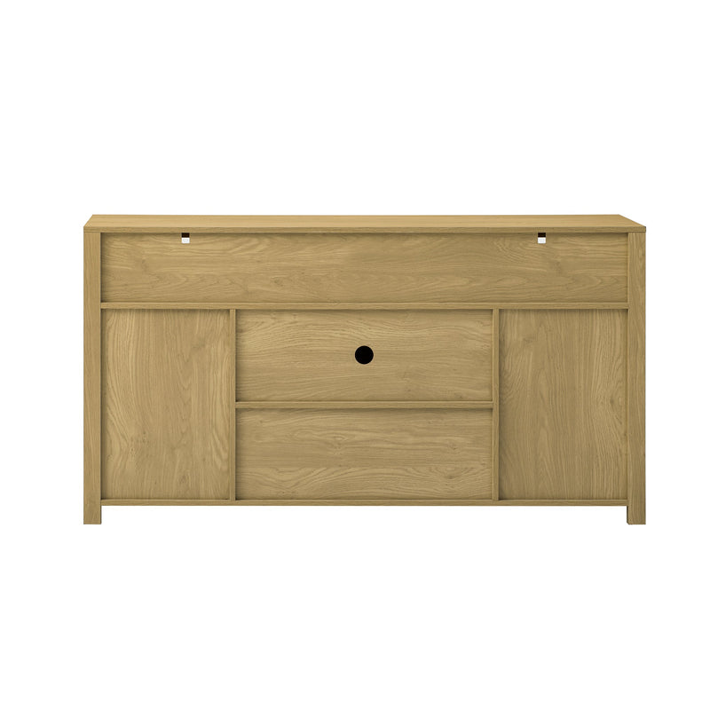 U_STYLE 59.3'' Sideboard with Sliding Barn Door, photo 10 of 10