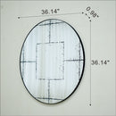 Round Wall-Mounted Mirror by HouseOfZazla