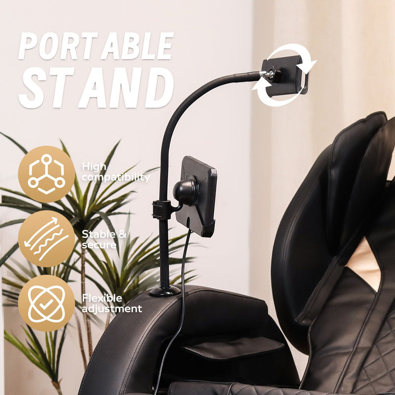Automatic Massage Chair Recliner With Zero Gravity And Full Body Air Pressure - Black, photo 6 of 9