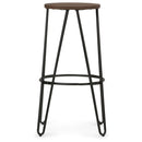 Simeon - Multifunctional Metal Stool With Wood Seat by Unique Piece Furniture