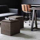 Rockwood - Upholstered Cube Storage Ottoman With Tray by Unique Piece Furniture